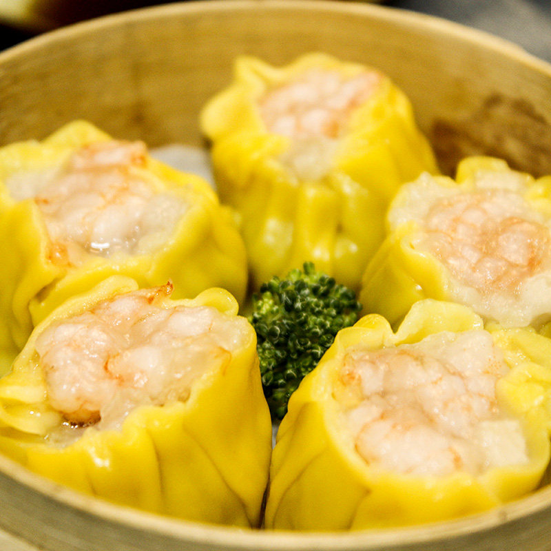 鲜有汇聚虾仁烧麦港式点心皮薄馅多早餐虾肉虾类制品