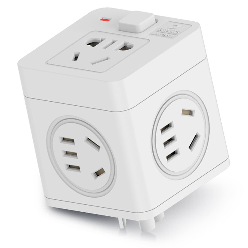 魔方插座转换器插头无线usb插排插线板面板多孔家用多功能插座