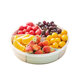 Japanese creative split fruit plate melon seeds and dried fruit storage box snack fruit household living room transparent candy box Japanese creative split fruit plate melon seeds and dried fruit storage box snack fruit household living room transparent candy box