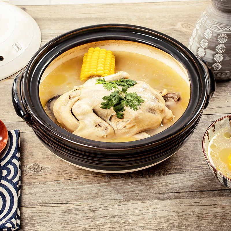 日本原装进口砂锅耐高温炖锅陶土家用养生汤锅汤煲砂锅