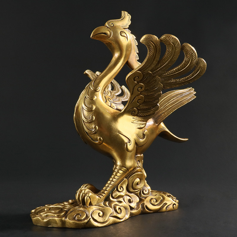 神兽大仕缘纯铜工艺品摆件青龙白虎朱雀玄武四方方位摆件