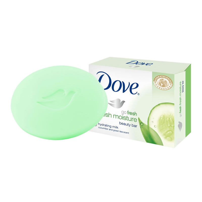 德国原产 dove/多芬清透盈润香皂100g 黄瓜和绿茶香氛洁面皂香皂