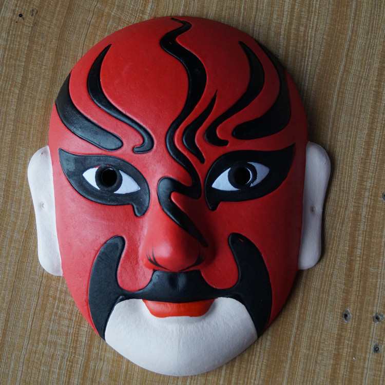 北京脸谱diy儿童手工面具幼儿园白手绘制作中国风绘画材料包邮