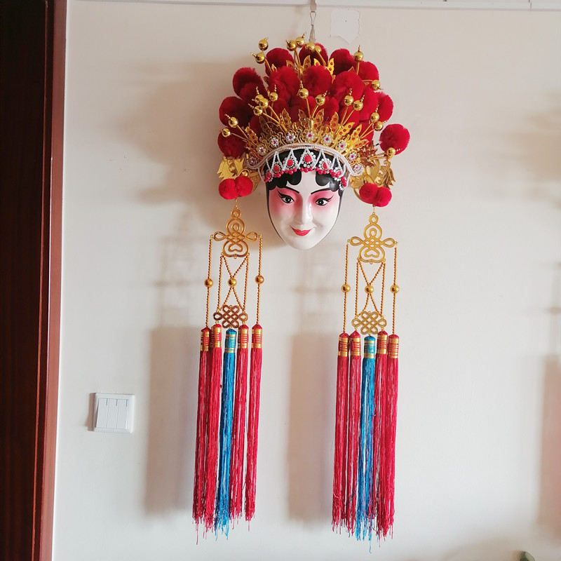 京剧新款花木兰礼品桂英杨贵妃花旦北京女款面具脸谱