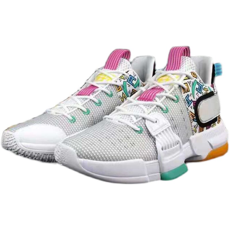 球鞋安踏轻狂2代篮球2021实战战战靴中帮网篮球鞋