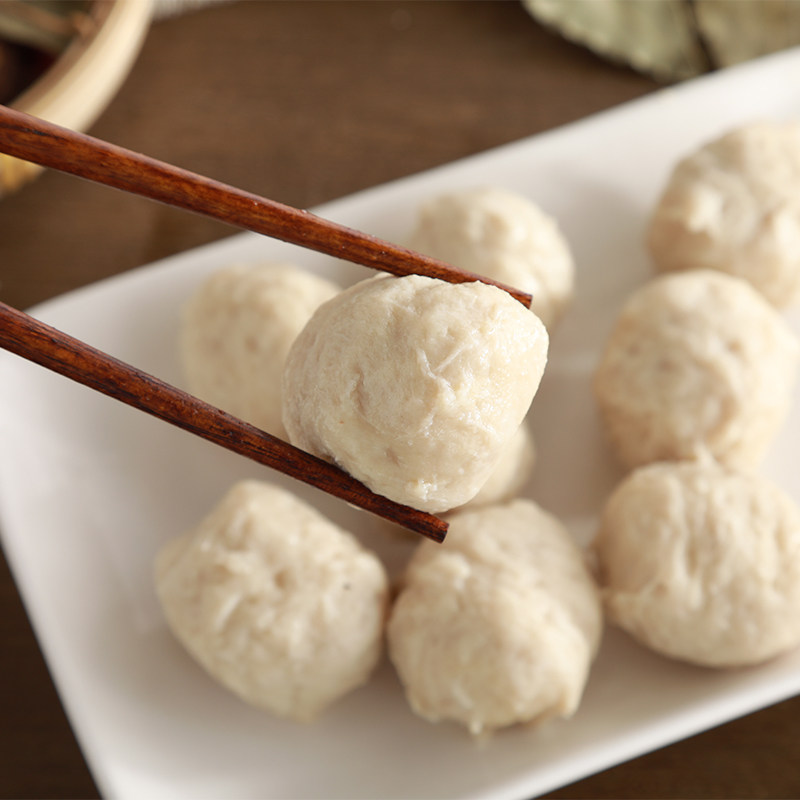 肉丸猪肉闽南泉州特产包心贡丸手工手打包馅贡肉丸