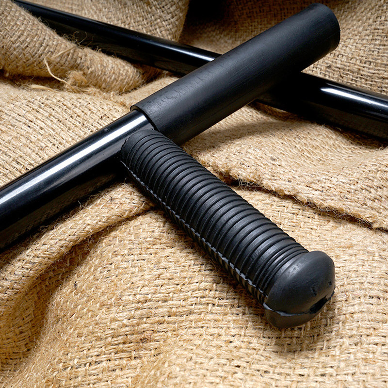 伸缩武术型棍拐棍丁字拐杖合金钢字棍防身器材t型棍