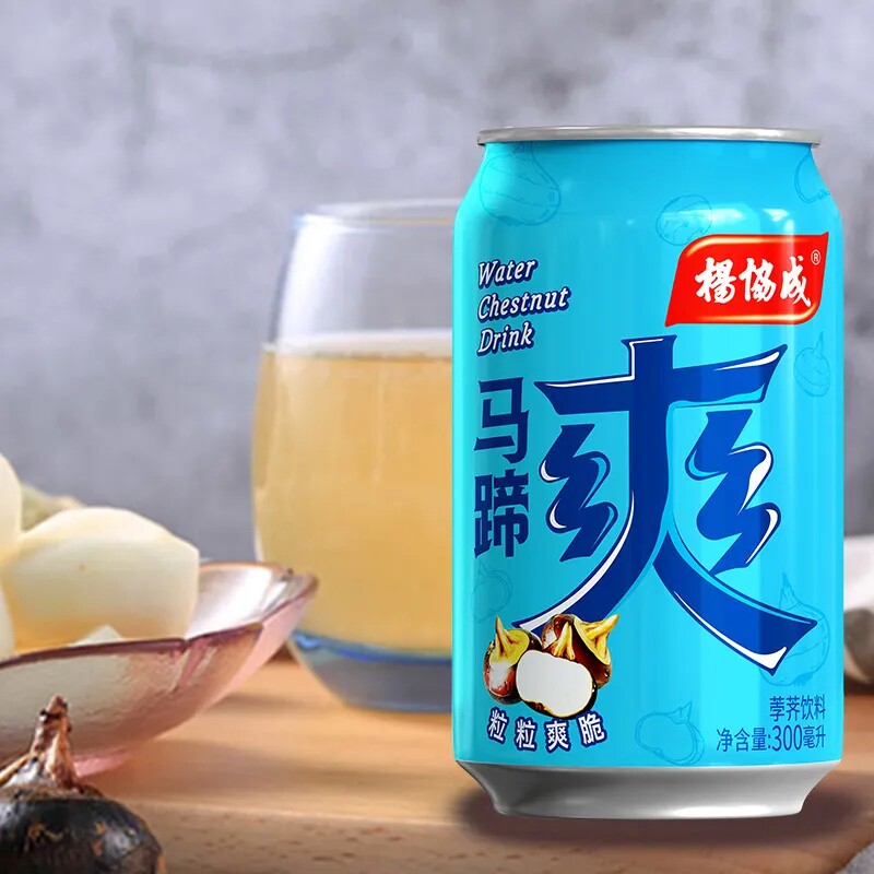 杨协成马蹄饮料300mlx24罐装整箱荸荠果粒饮品果味果味
