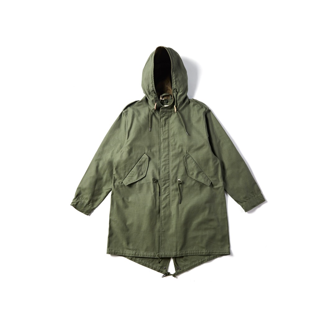 浮生出品M51战壕风衣男M1951PARKA军版大衣鱼尾工装外套美式复古
