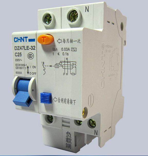 漏电正泰小型保护器dz47le-321p nc20a断路器c32c60漏电保护器