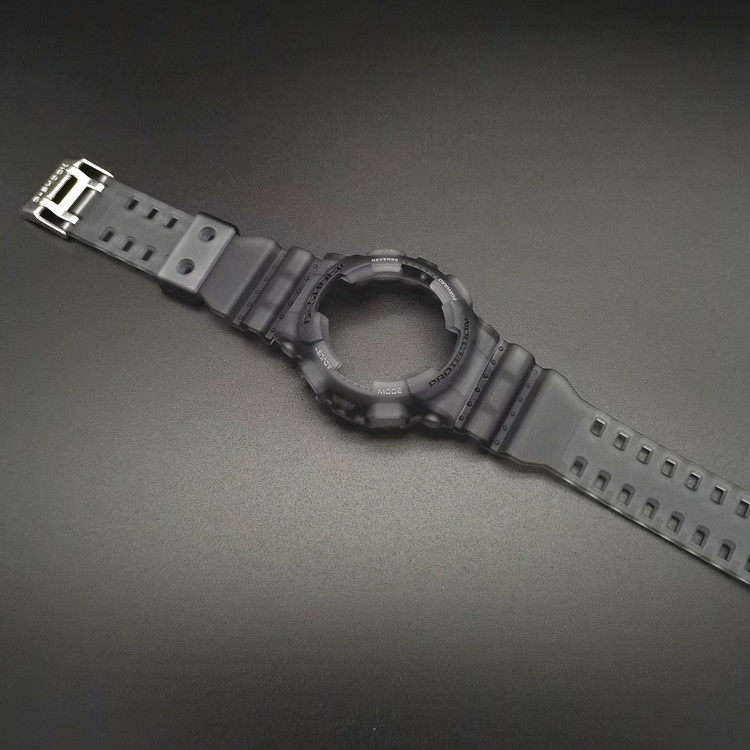 casio卡西欧g100skeshock透明表壳表带ga110ls120冰电之韧