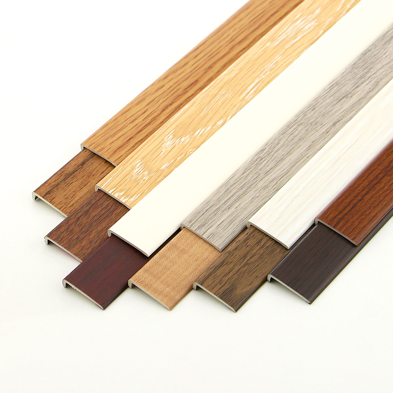 pvc薄款地板革收边条spc石塑地板包边条压条直角收边条