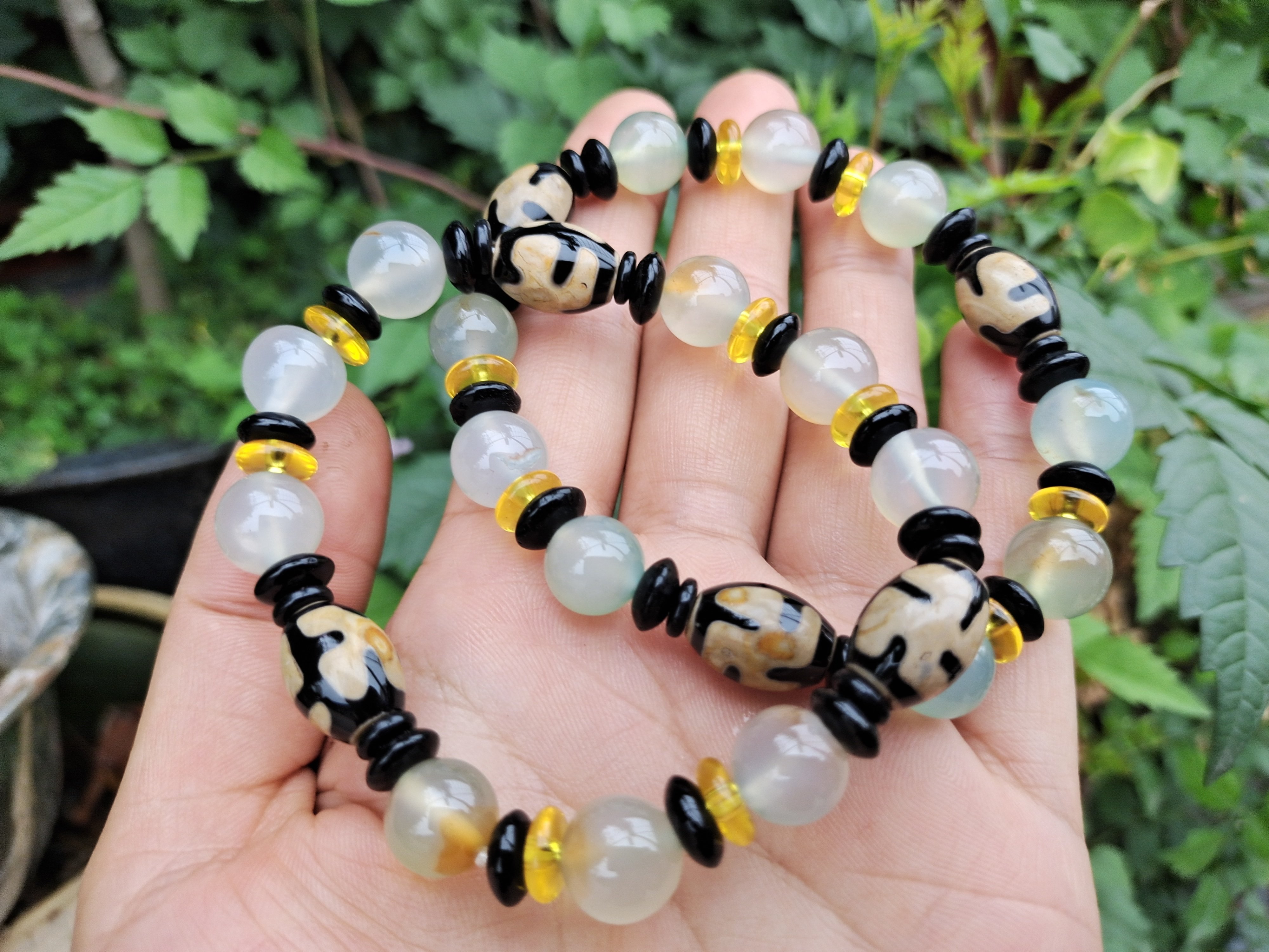 特惠玛瑙桶珠圆珠直径厘米情侣款手串手持手饰手链