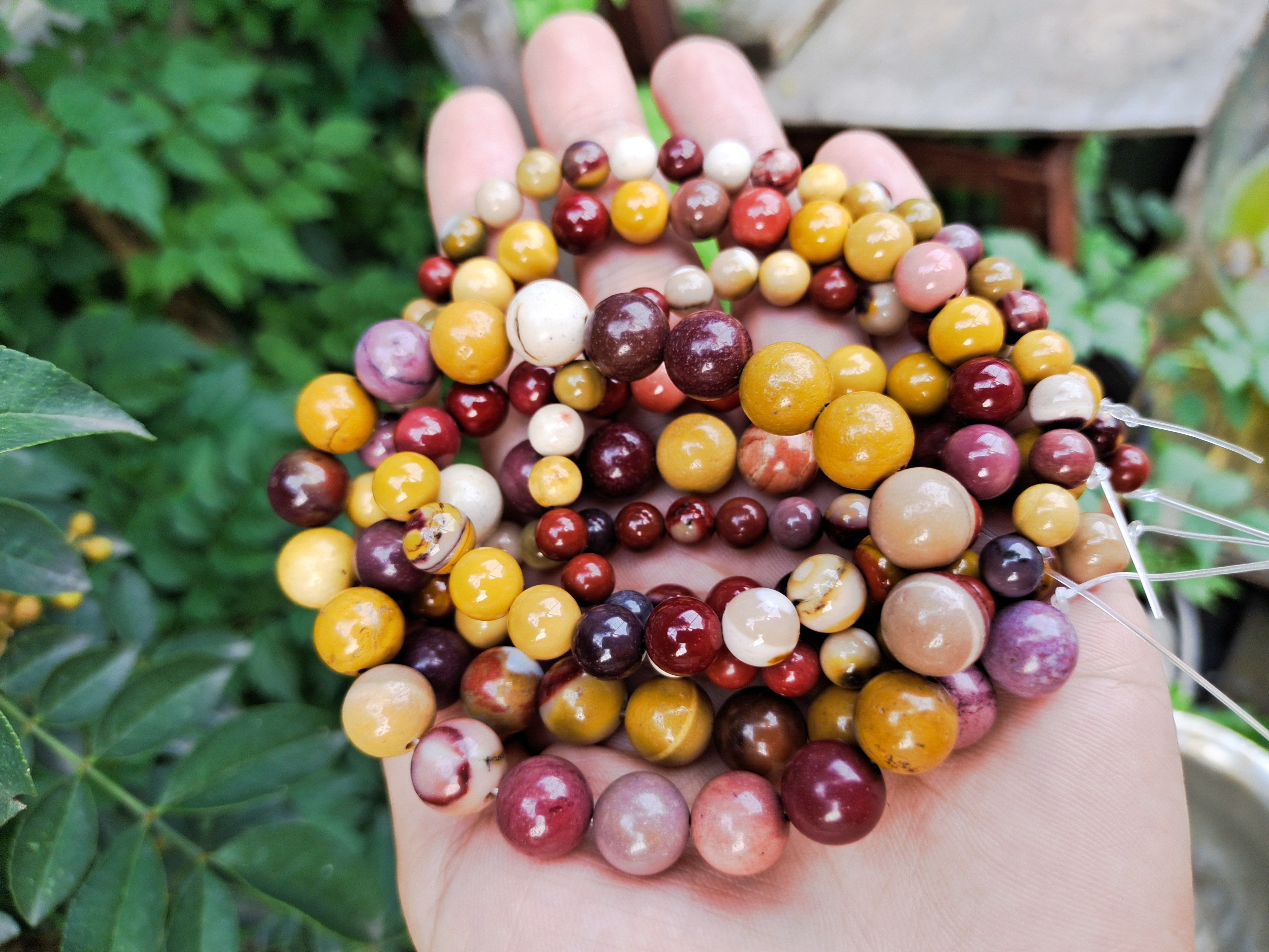 蛋黄黄石直径厘米特惠散珠手串珠颈饰珠多省包邮手链