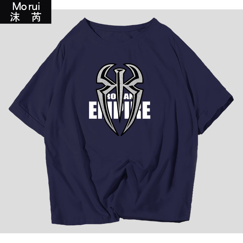 摔角罗斯罗曼圣盾军团罗门伦斯赛斯强森摔跤t恤