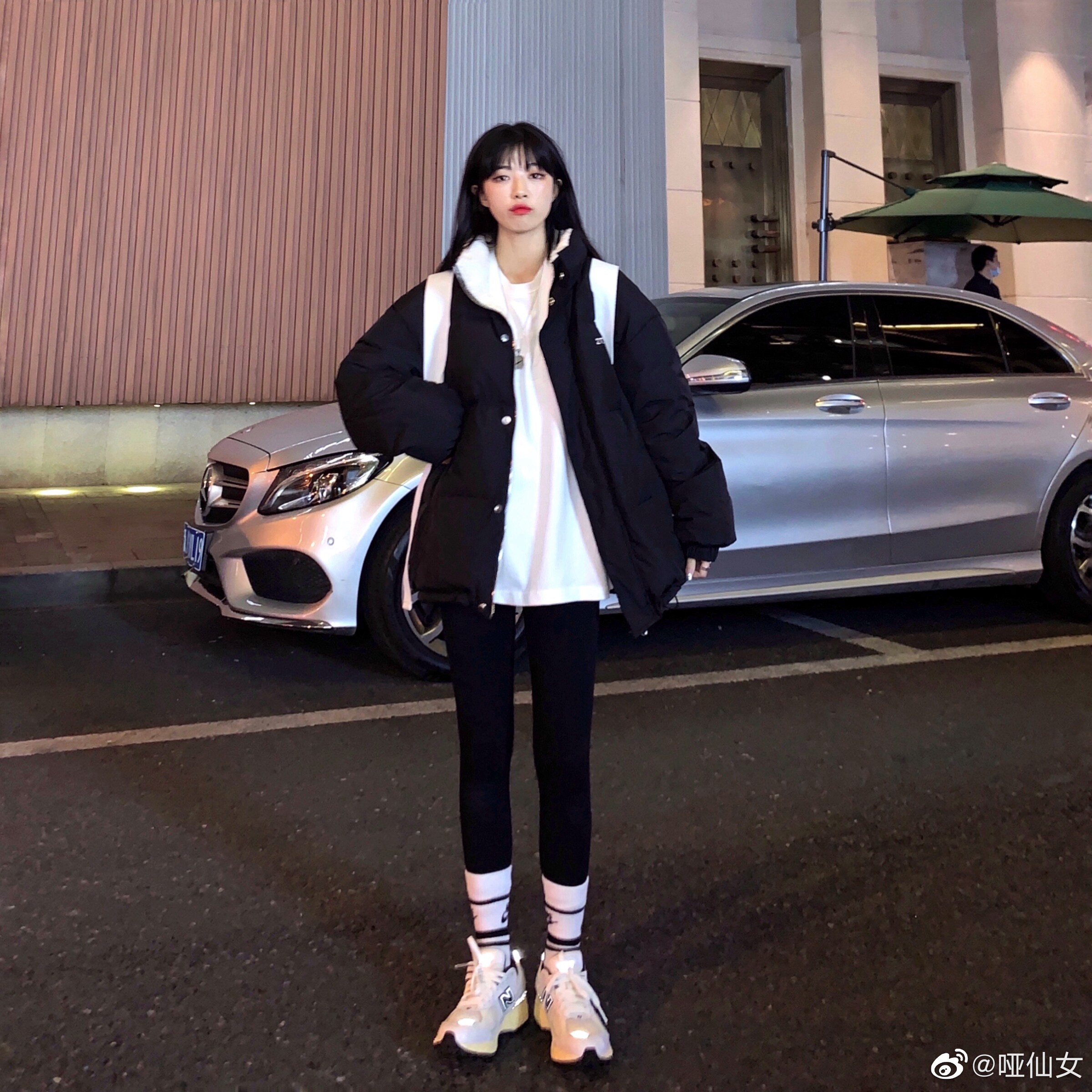 2toyoung 叠穿不踩雷 宽松内搭长袖t恤女圆领显瘦加厚打底衫冬