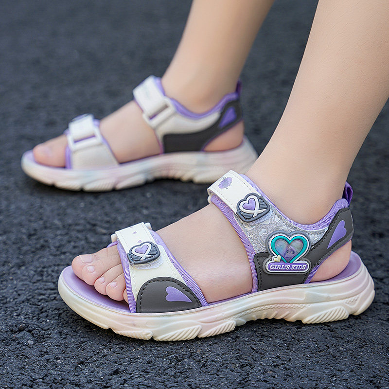 回力儿童女童凉鞋2021新款夏季小女孩公主运动凉鞋