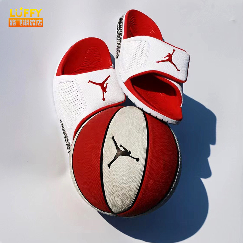 airjordanhydroiiiaj3夏季白红魔术男子运动运动拖鞋