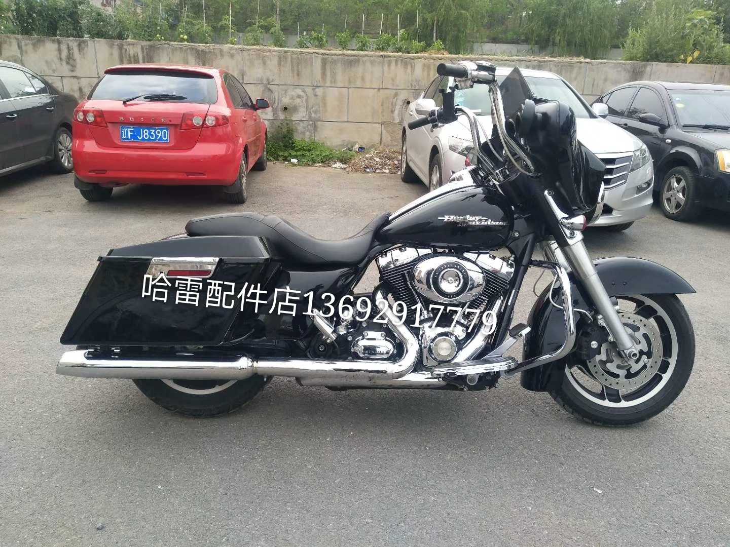 滑翔现货哈雷肥仔路公路改装变径加高龙头车把手把