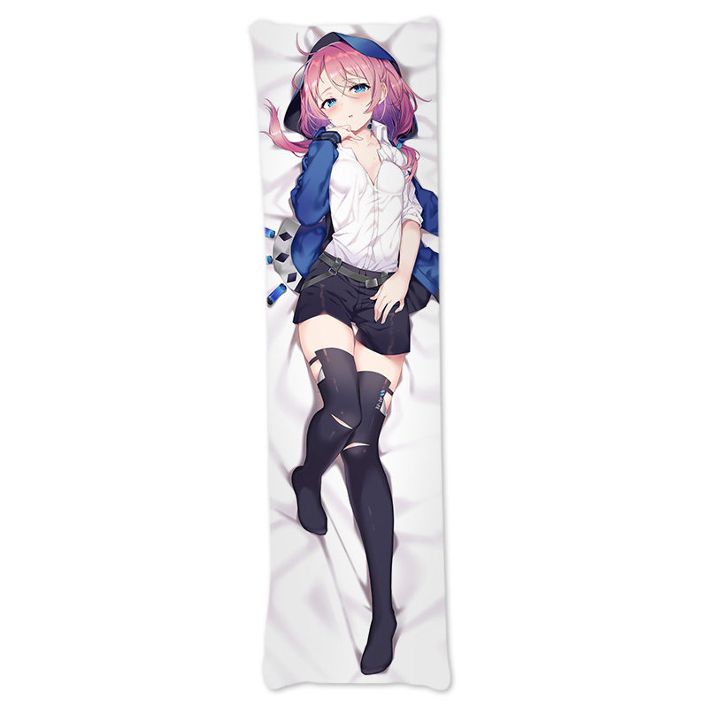 尚萌原创明日方舟蓝毒动漫游戏周边宅男身抱枕套动漫毛绒