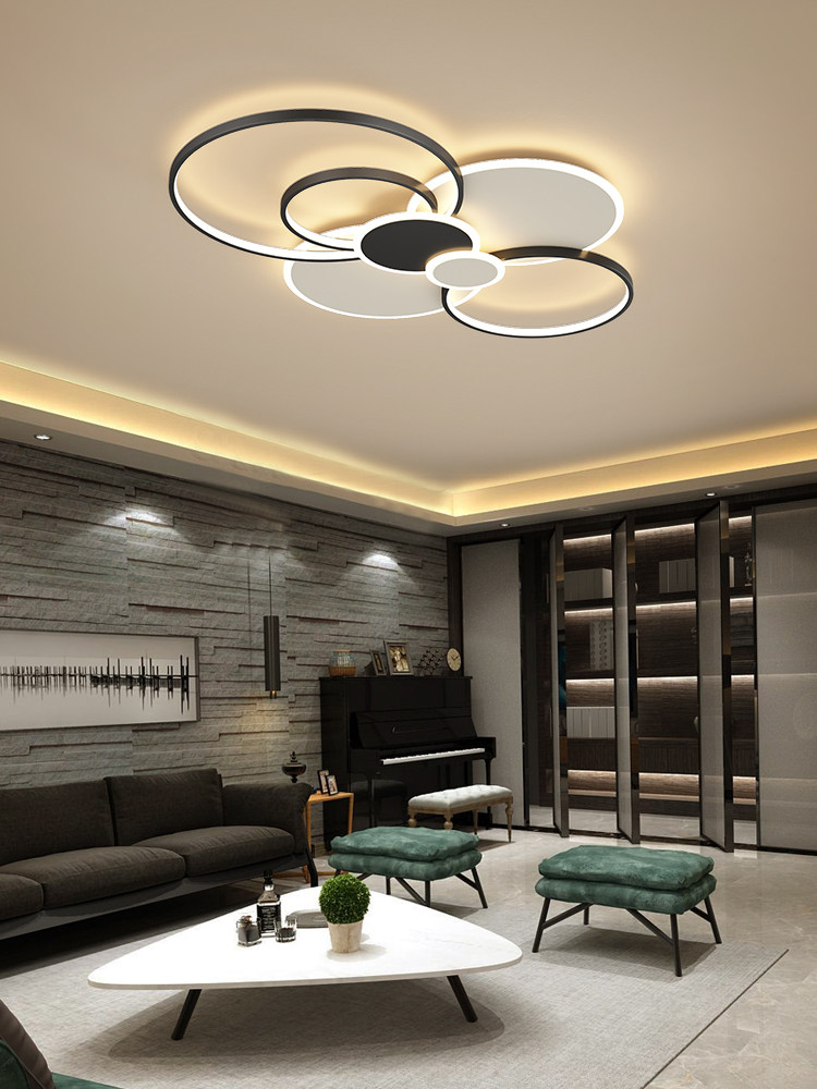 客厅大灯新款轻奢卧室led吸顶灯简约现代家用餐厅