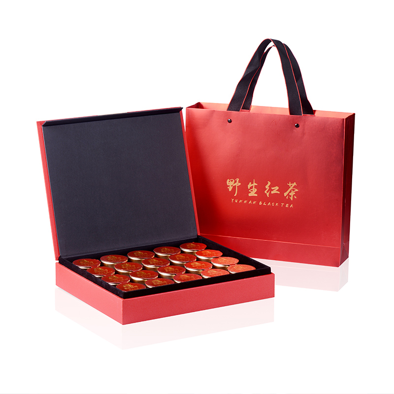 春节送礼云南滇红单株野生红茶茶叶礼盒盒装滇红