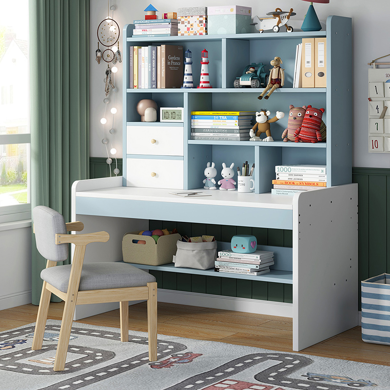 电脑桌书架卧室现代网红ins小桌桌子学生女孩电脑桌