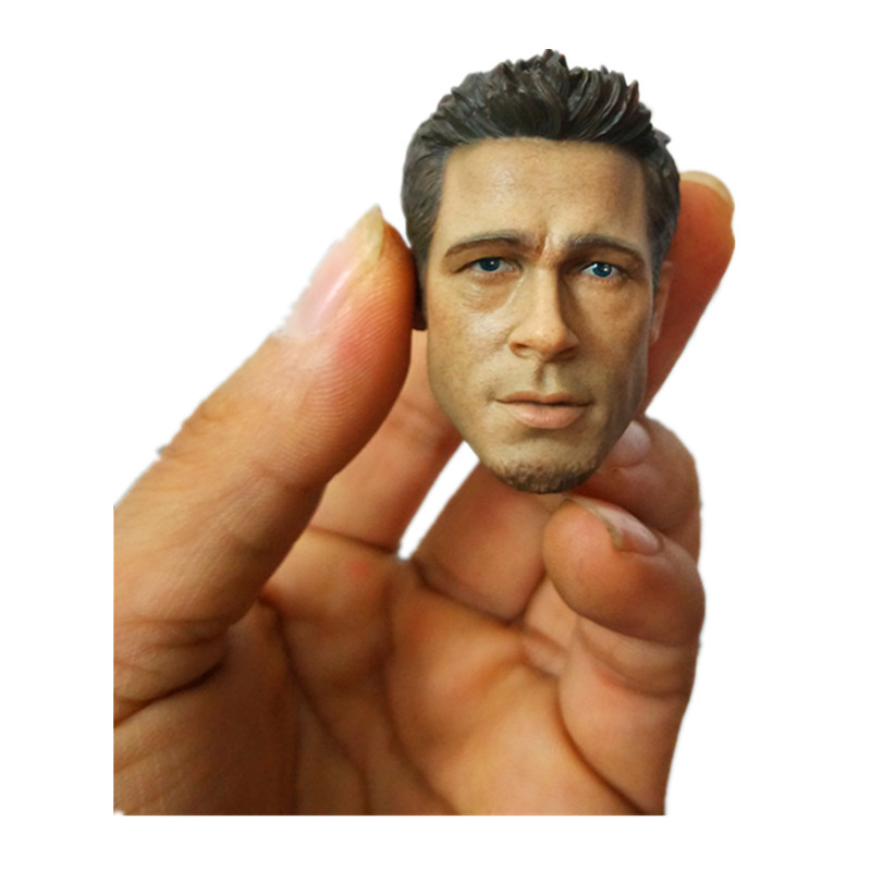 兵人人头模型影星布拉德皮特搏击俱乐部造型适合兵人专区