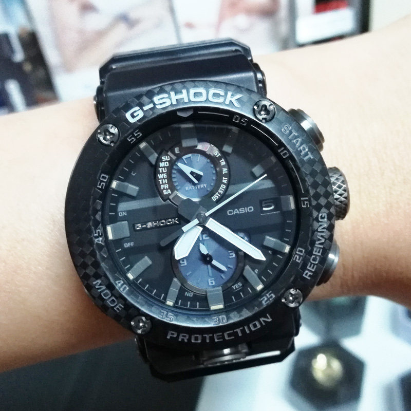 新款碳纤维卡西欧g-shock空霸gwr-b1000-1a/1a1pr蓝牙表光能电波