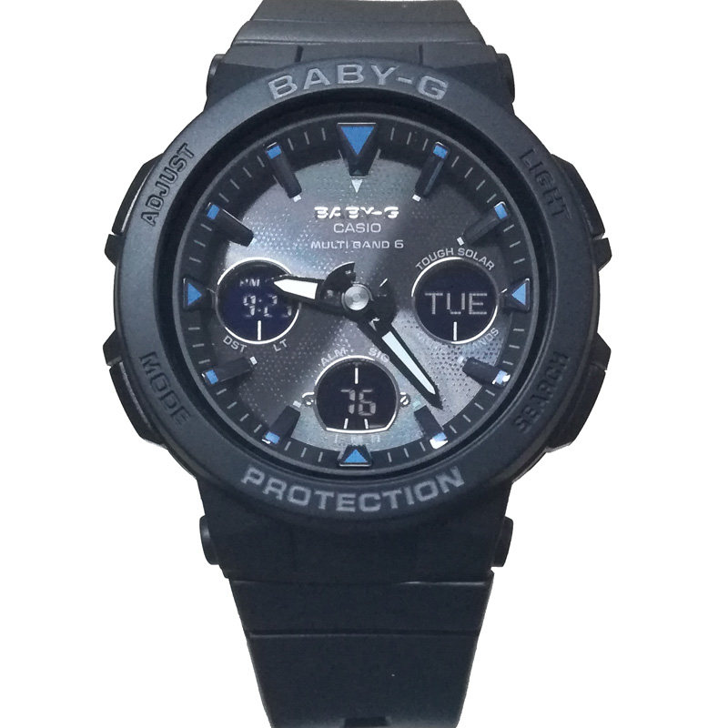 实体店卡西欧光波表太阳能运动防水手表bga-2500-1a/2700/2800-7a-图4