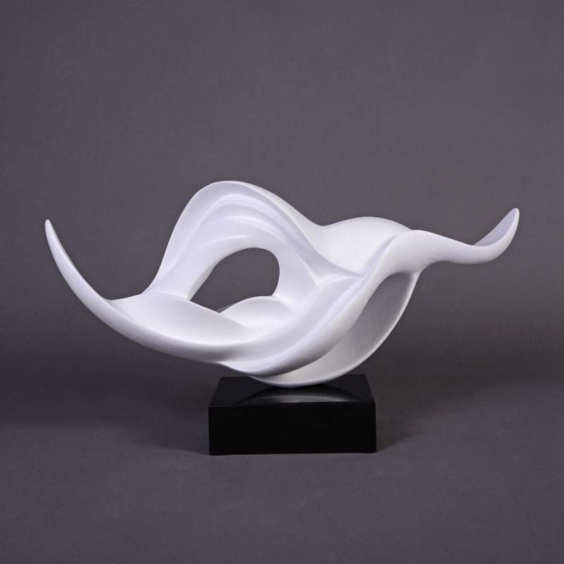 家居饰品样板样板房房间别墅摆设现代简约玻璃钢抽象艺术品摆件