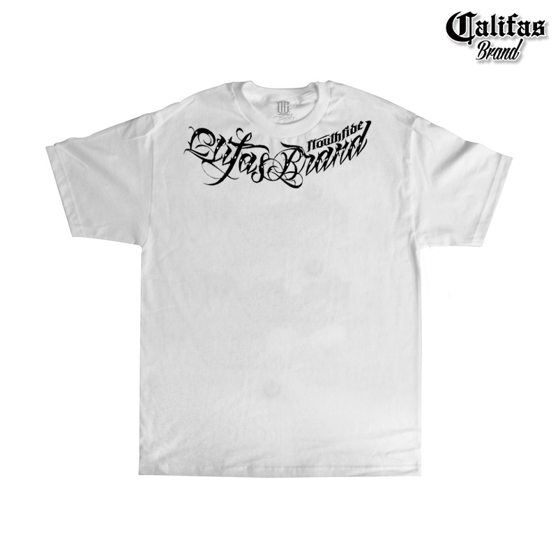 西海岸CALIFAS匪帮大码男装街舞短袖小领口T恤机车POPPING SWAG