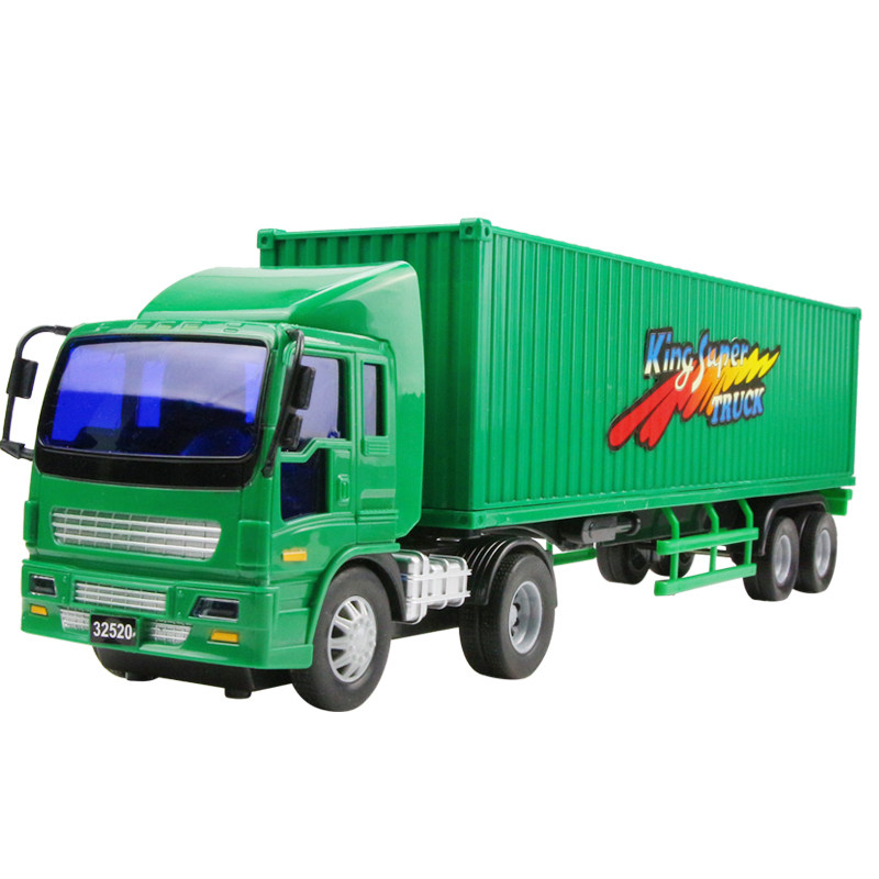 超大号货柜卡车集装箱货车邮政快递车半挂汽车模型男孩儿童玩具车