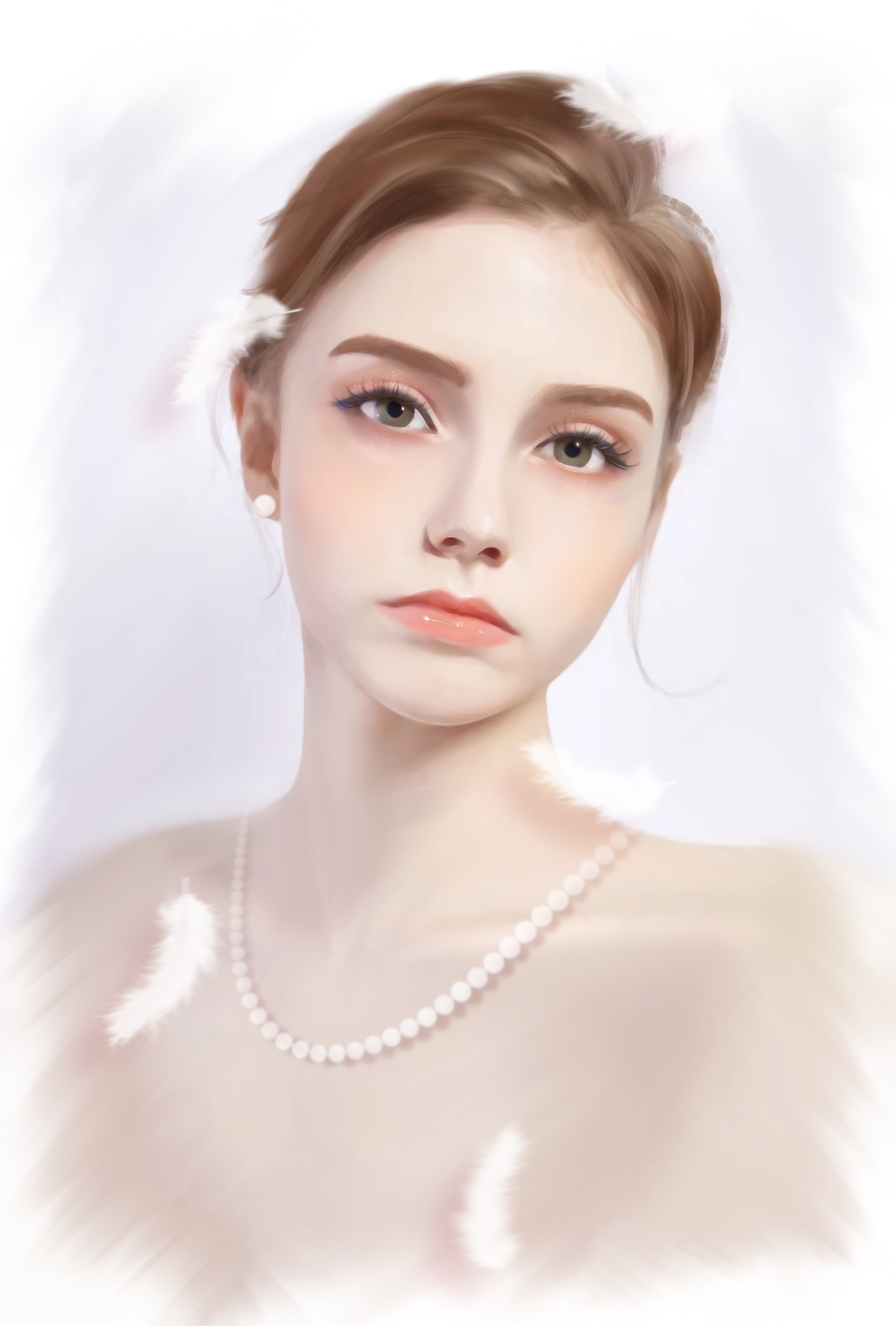 写实厚涂真人漫画手绘情侣肖像照片定制动漫卡通卡通