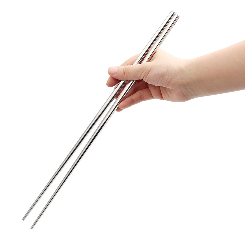 超长304不锈钢筷子 油炸筷子防烫筷 捞面长筷子 火锅加长金属筷
