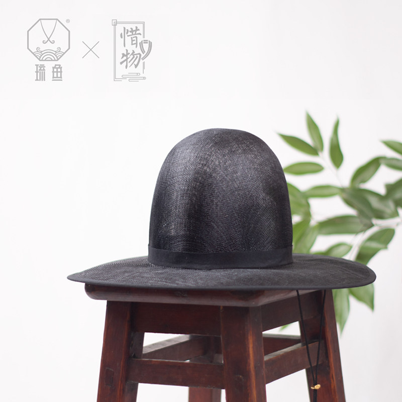 惜物国风明制圆顶麻纱乌纱大帽明代首服汉服帽子