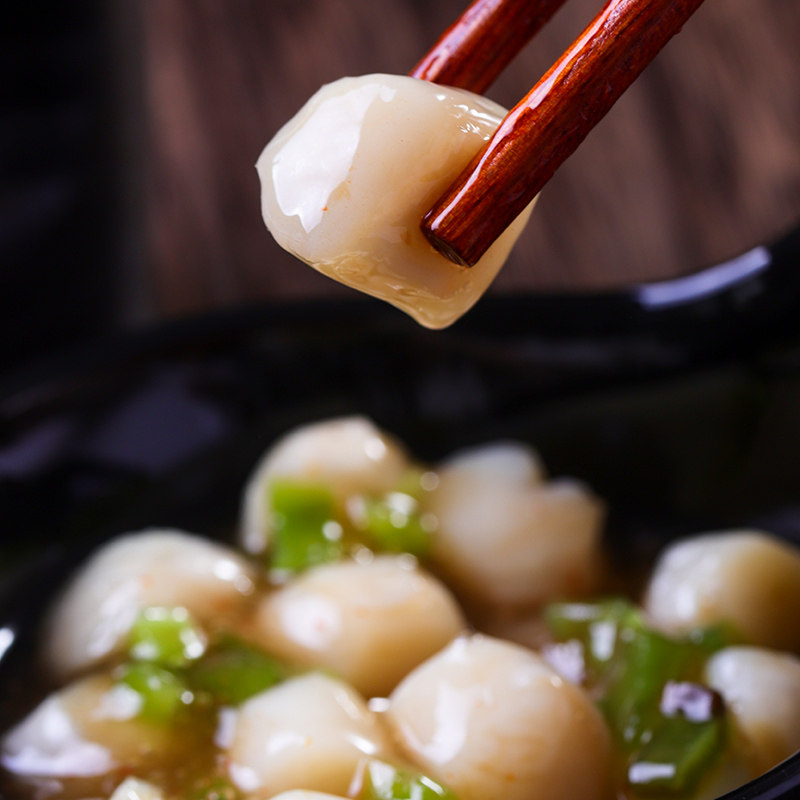 芥末贝柱即食凉菜寿司料理海鲜小菜开胃菜方便扇贝柱