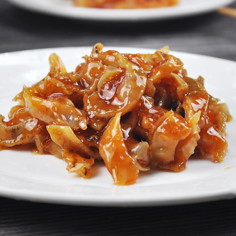 扇贝韩式裙边1kg海鲜凉菜即食小菜日韩料理贝类制品