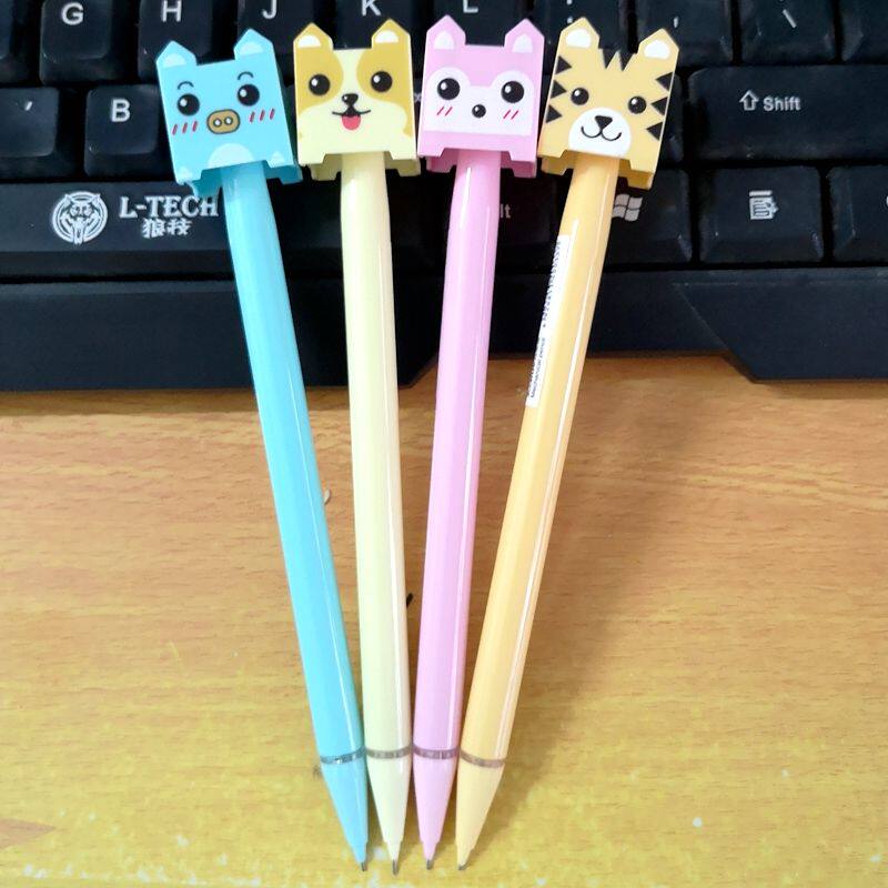 可爱卡通自动铅笔0.5 0.7mm小学生男女儿童2b书写按动活动铅笔
