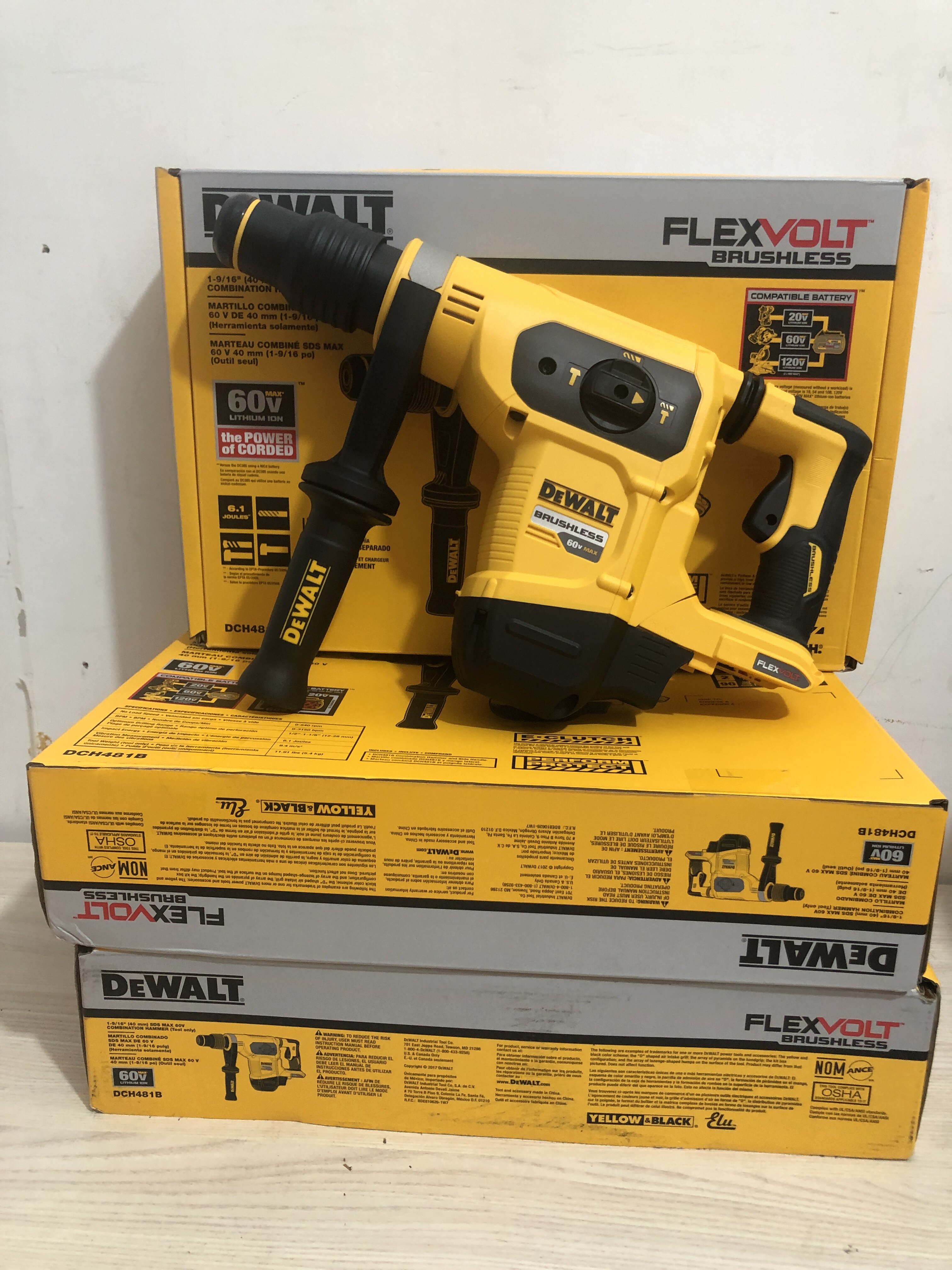 三年质保全新得伟20v60v五坑重载型功能电锤其它电动工具