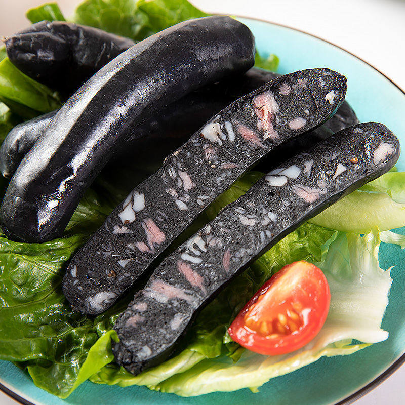 正宗墨鱼肠烤肠源之香台湾风味墨斗鱼香肠地道香肠