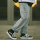PSO Brand Patched Straight Jeans Men's Loose Light Color Trendy Brand Wide Leg Casual Pants PSO Brand Patched Straight Jeans Men's Loose Light Color Trendy Brand Wide Leg Casual Pants