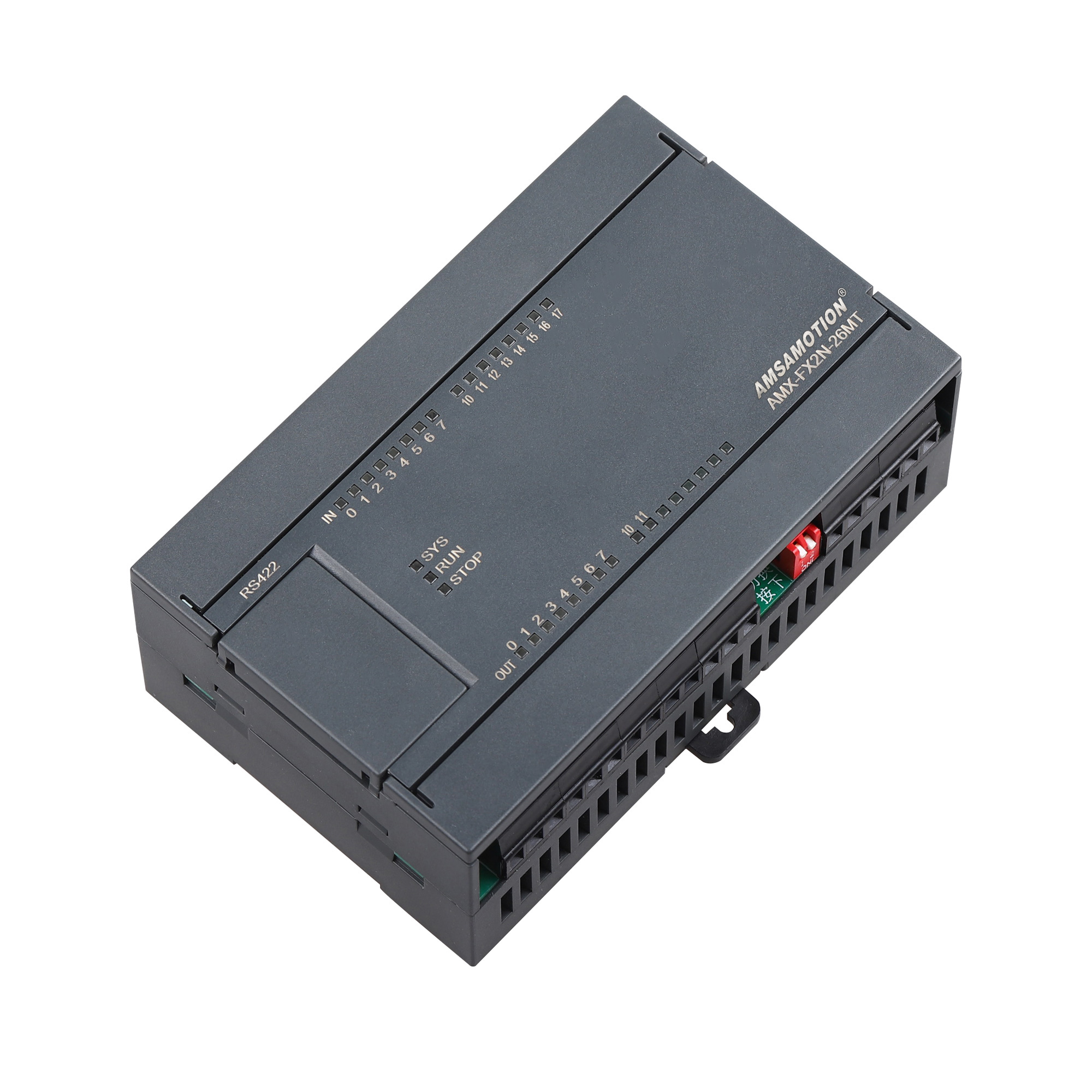 三菱plc艾莫兼容fx2n-26mt编程控制器工控板带模拟其它元器件