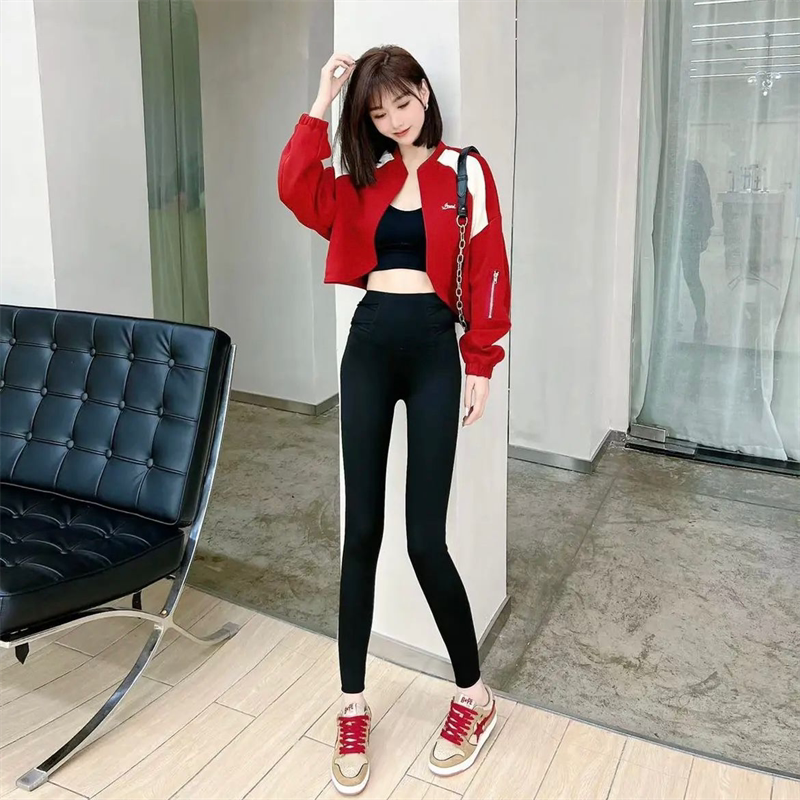 卡卡女装官方旗舰正品收腹提臀鲨鱼裤外芭比打底裤