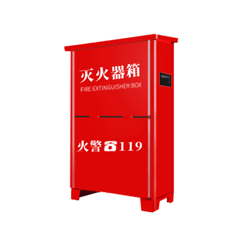 灭火器箱2只装整套不锈钢圆角嵌入式挂壁加厚空箱子4kg公斤放置箱