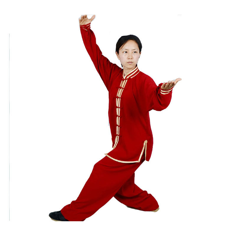 易武堂太极服男武术服装春夏季太极拳运动服真丝丝棉太极服