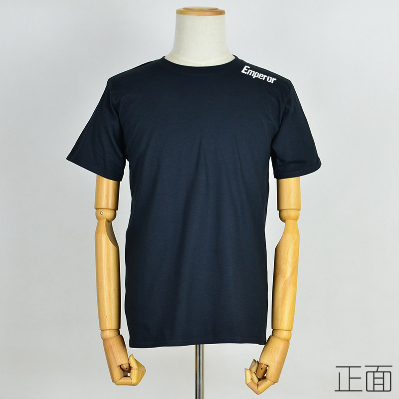 头文字短袖emperor车队陈小春京一秩序烫银反光圆领t恤
