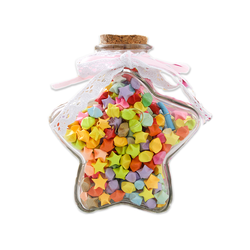 星星许愿瓶幸运幸运星可以520颗星的瓶子五角星创意幸运星