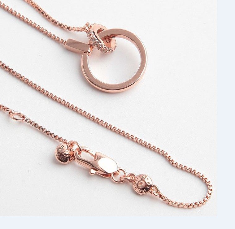 henribendel新款圆环镀金镶钻闪耀套环hb项链手链