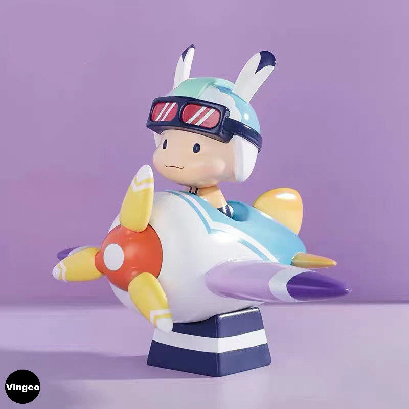 vingeo现货懒猫不懒嘟比北极田园蜜蜂飞机潮玩潮玩盲盒